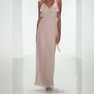 Nouvelle Amsale Bridesmaid Dress Drew | S | Latte | Worn Once Great Condition